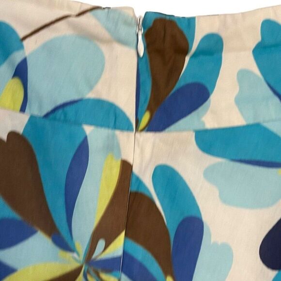 Kim Rogers Knee Length Skirt Women's 14 Multicolored Floral Lined Zip Retro Y2K - Picture 6 of 11
